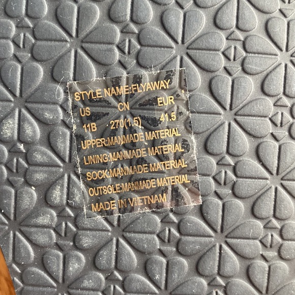 KATE SPADE: Fly Away Sandals Size 11B - Picture 3 of 4